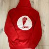 Nise Hoodie Red with Circle Logo - Image 5