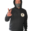 Nise Hoodie Black with Circle Logo - Image 3