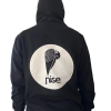 Nise Hoodie Black with Circle Logo - Image 4