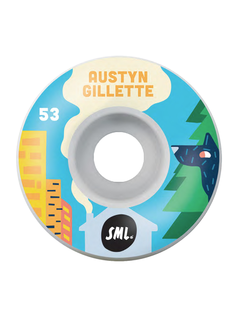 sml. Wheels The Arvo Series Austyn Gillette 53mm AG V-Cut
