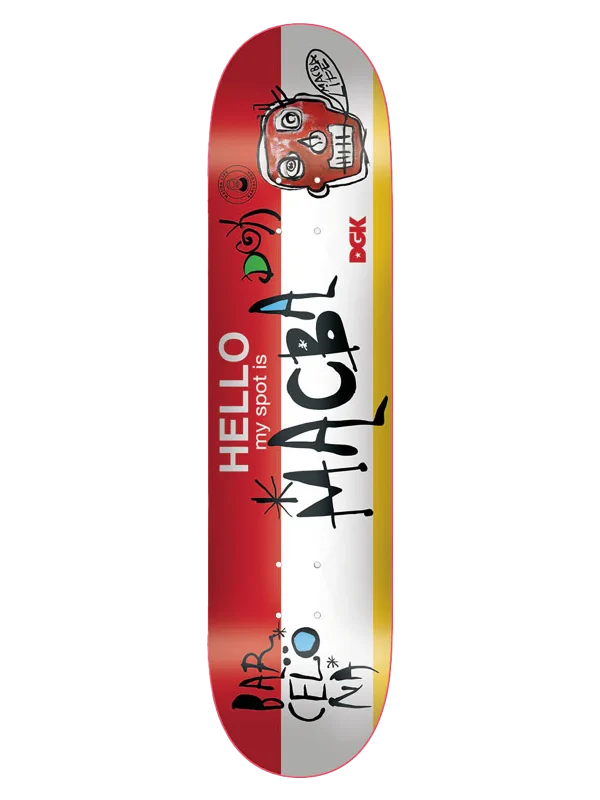 DGK 'My Spot Is Macba' Deck 8.38"