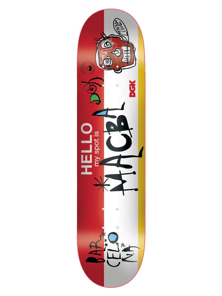 DGK 'My Spot Is Macba' Deck 8.38"