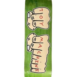 Toy Machine Fists Deck 8.5 Green