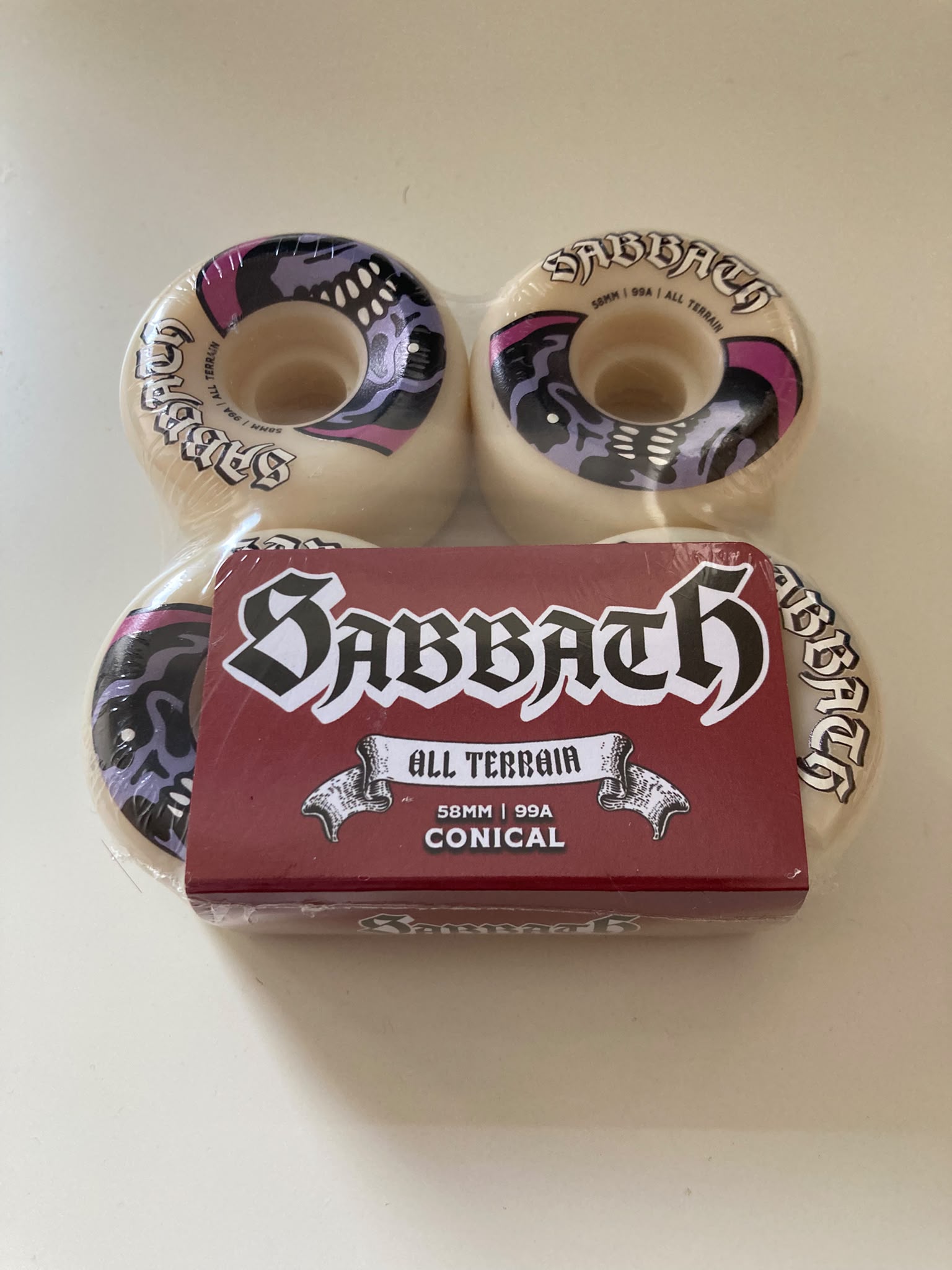 Sabbath Reaper 58mm White Pink Purple